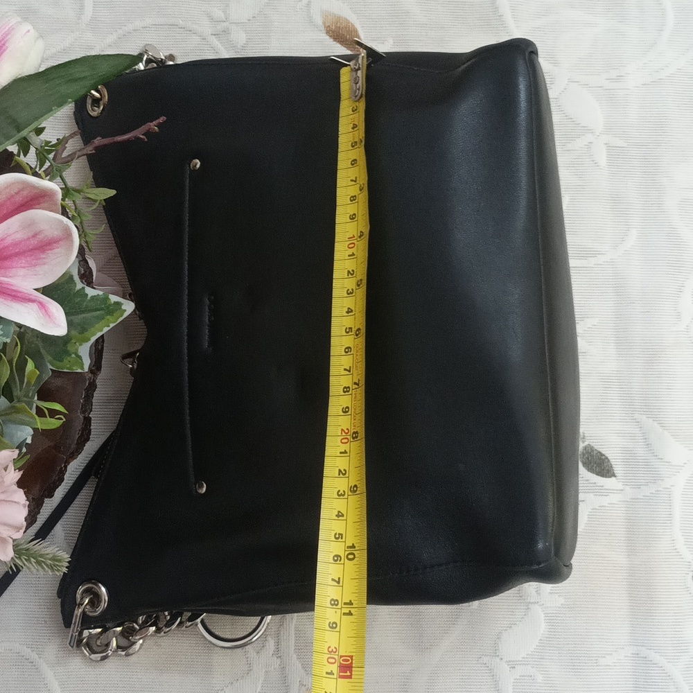 Authentic Jimmy Choo Raven Bag Black Nappa Leather - Picture 9 of 15